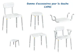 gamme accessoire douche CAPRI 