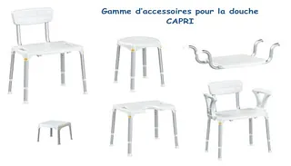gamme accessoire douche CAPRI