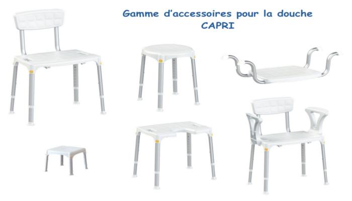 gamme accessoire douche CAPRI 