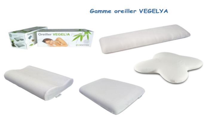 oreiller à mémoire de forme vegelya